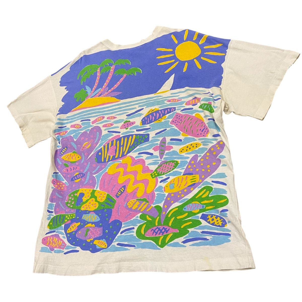 Vintage Vintage 1991 Ken Done Great Barrier Reef T-Shirt Down Under Size US M / EU 48-50 / 2 - 5 Thumbnail