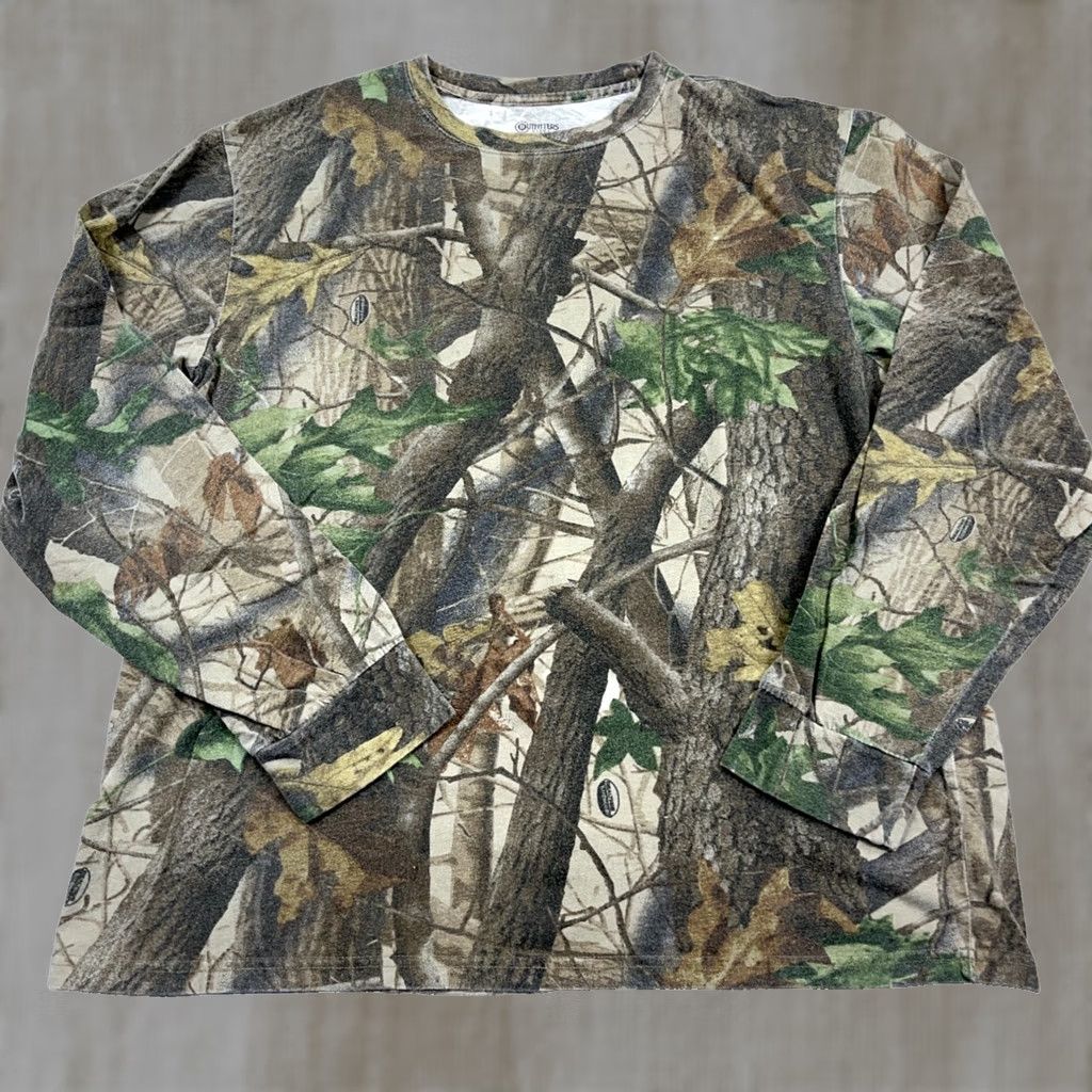 Realtree VINTAGE Realtree Camo Shirt Men XL Long Sleeve Tee Hardwoods Hunting VTG Y2K Skate Adult Size US XL / EU 56 / 4 - 1 Thumbnail