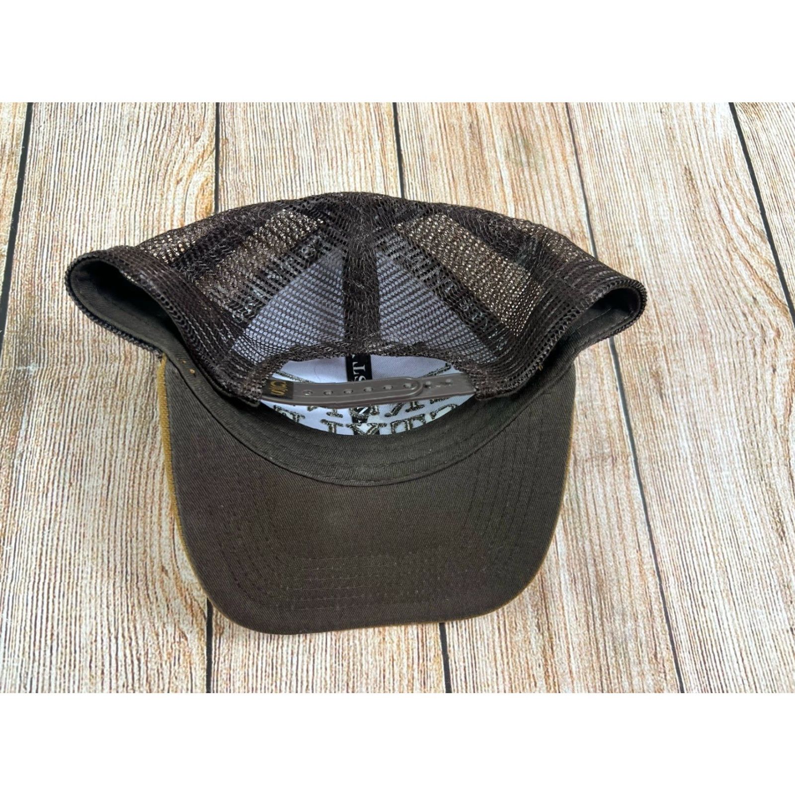 Vintage Grunt Style Trucker Hat Cap Brown Size ONE SIZE - 5 Thumbnail