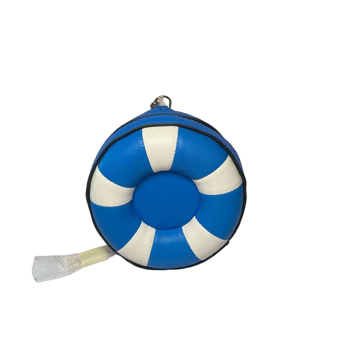 Kate Spade Kate Spade Pool Float Coin Purse Blue White Leather Splash Size ONE SIZE - 1 Thumbnail