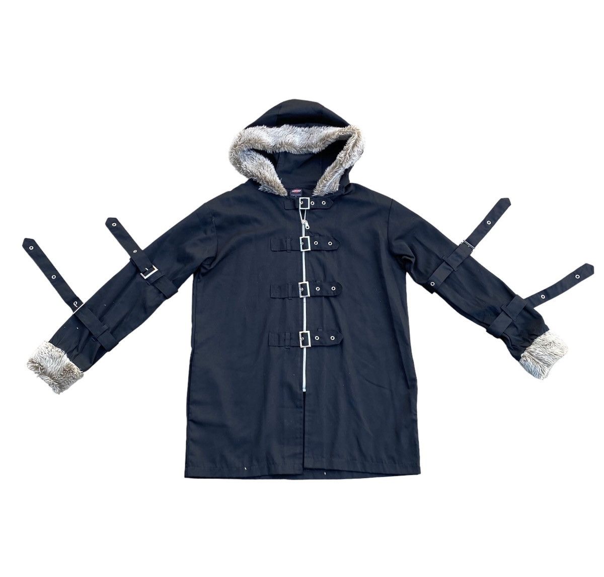 If Six Was Nine Gonzo Bondage Fur Faux Jacket Size US XL / EU 56 / 4 - 2 Thumbnail