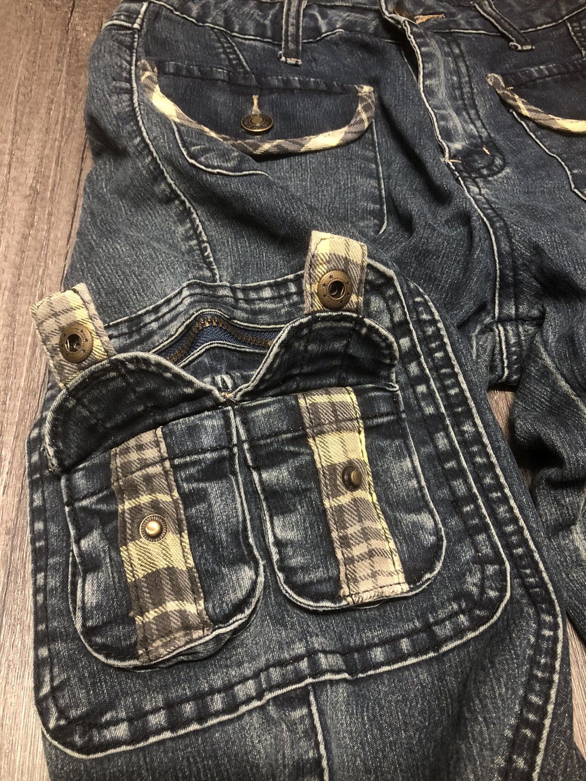 Designer × Japanese Brand Vintage Sun Rose Bush Pant Stretchable Jeans Size 27" / US 4 / IT 40 - 7 Thumbnail