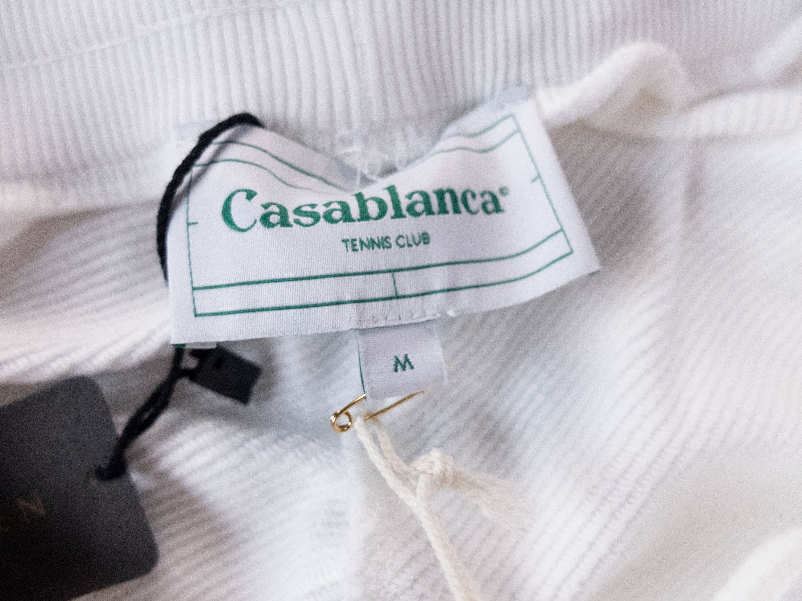 Casablanca CASABLANCA white organic cotton sweatpants Medium q Size US 32 / EU 48 - 8 Thumbnail
