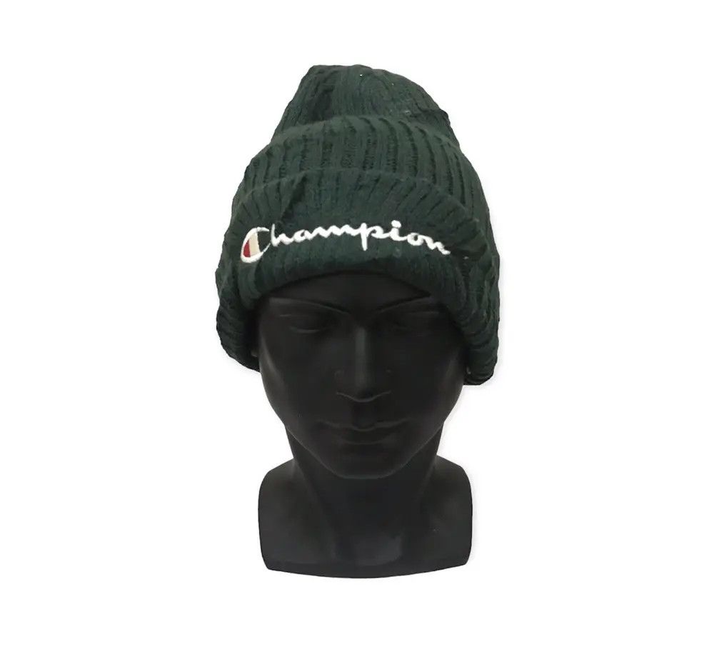 Champion × Vintage Champion Spellout Beanie Hat Size ONE SIZE - 1 Thumbnail
