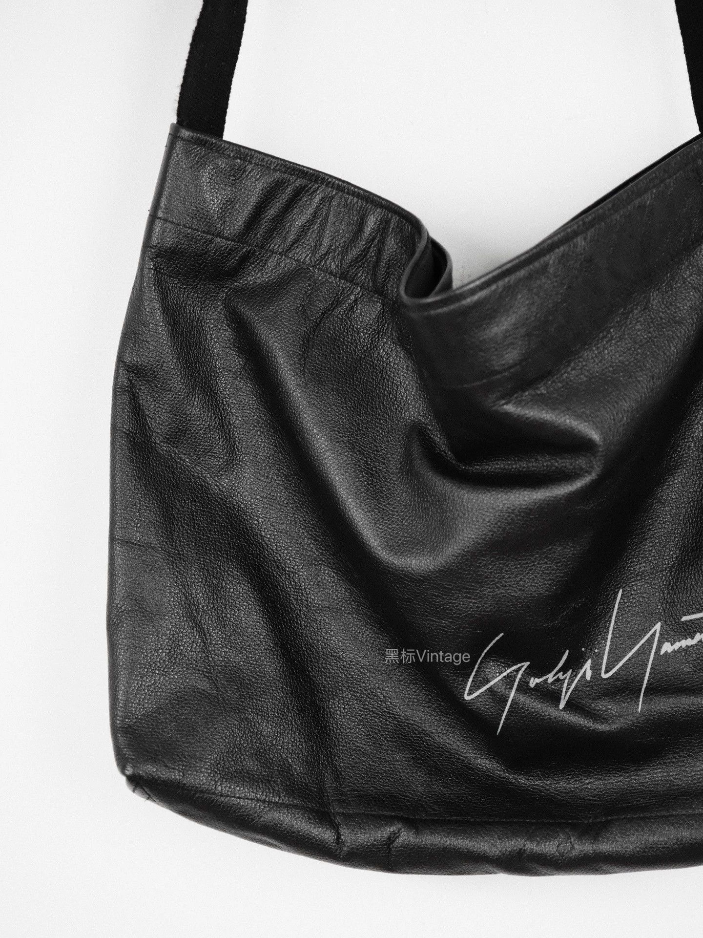 Yohji Yamamoto Yohji Yamamoto Aoyama Ltd Sign Leather Crossbody 9/10 Size ONE SIZE - 4 Thumbnail