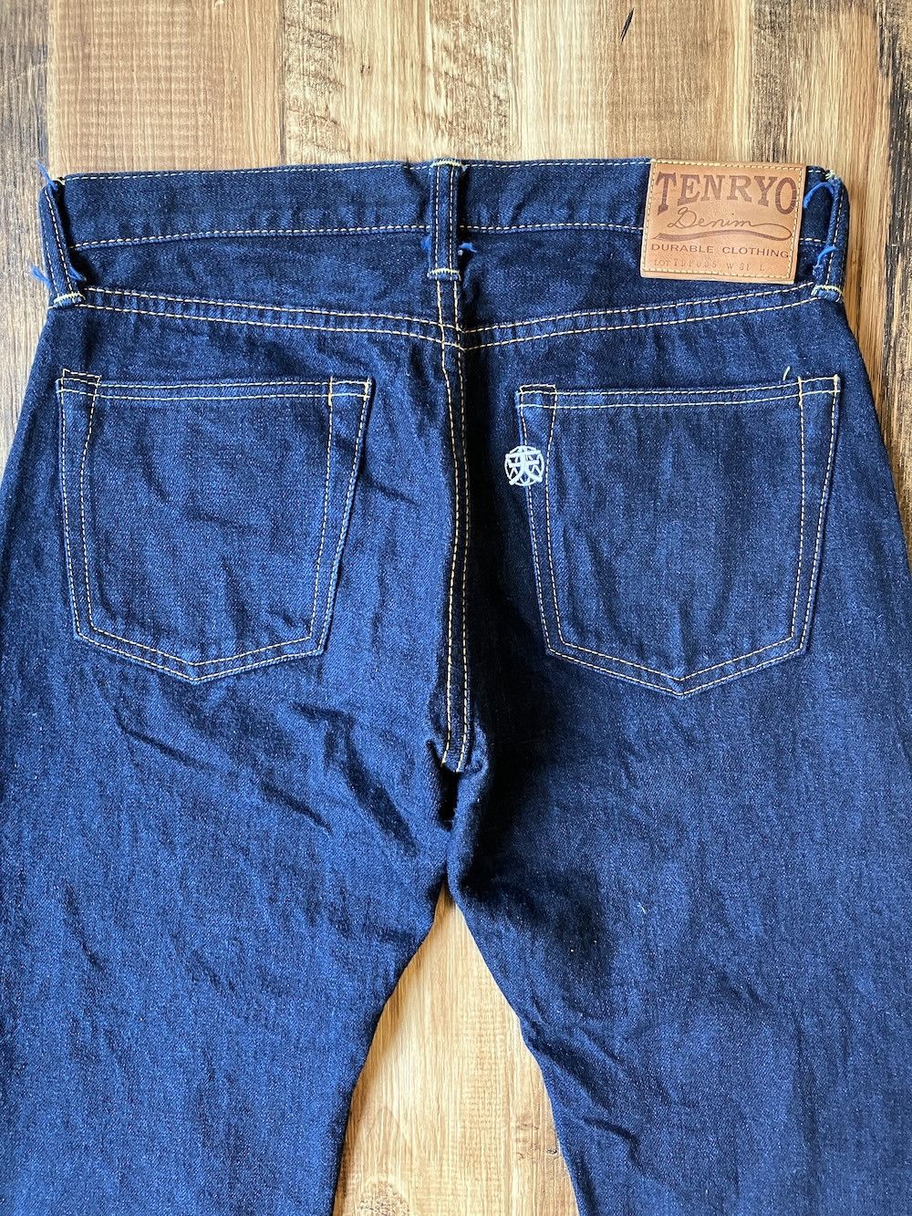 Japanese Brand TENRYO DENIM TDP005 W31 x L35 “Color Revolution” Indigo&blue Size US 31 - 12 Thumbnail