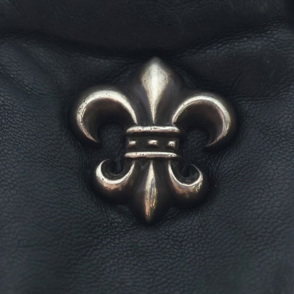 Chrome Hearts Chrome Hearts Flare Leather Phone Pouch Black/Silver Size ONE SIZE - 6 Thumbnail