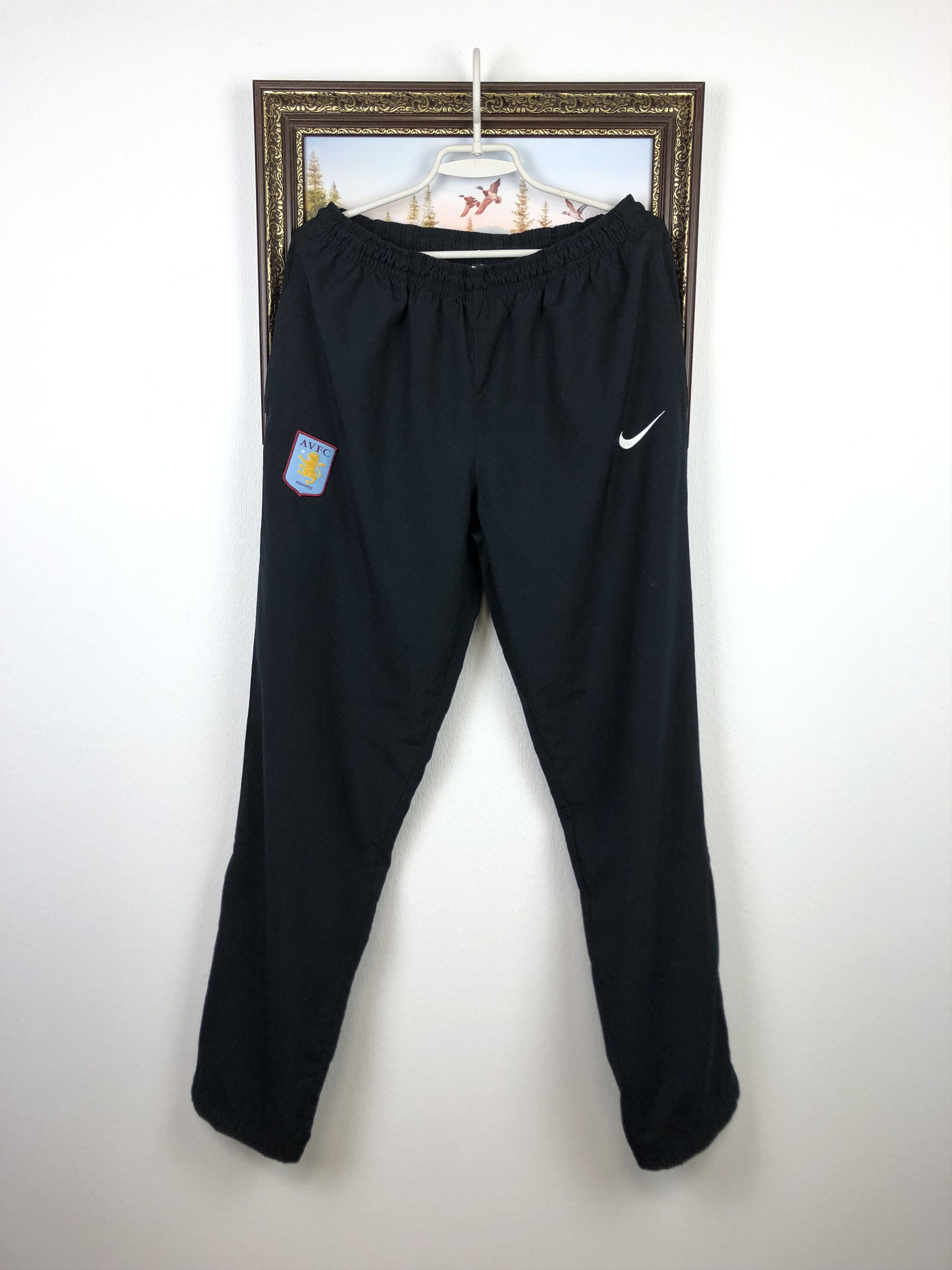 Nike Aston Villa Nike Football Track Pants Sweatpants Soccer L Size US 34 / EU 50 - 1 Thumbnail
