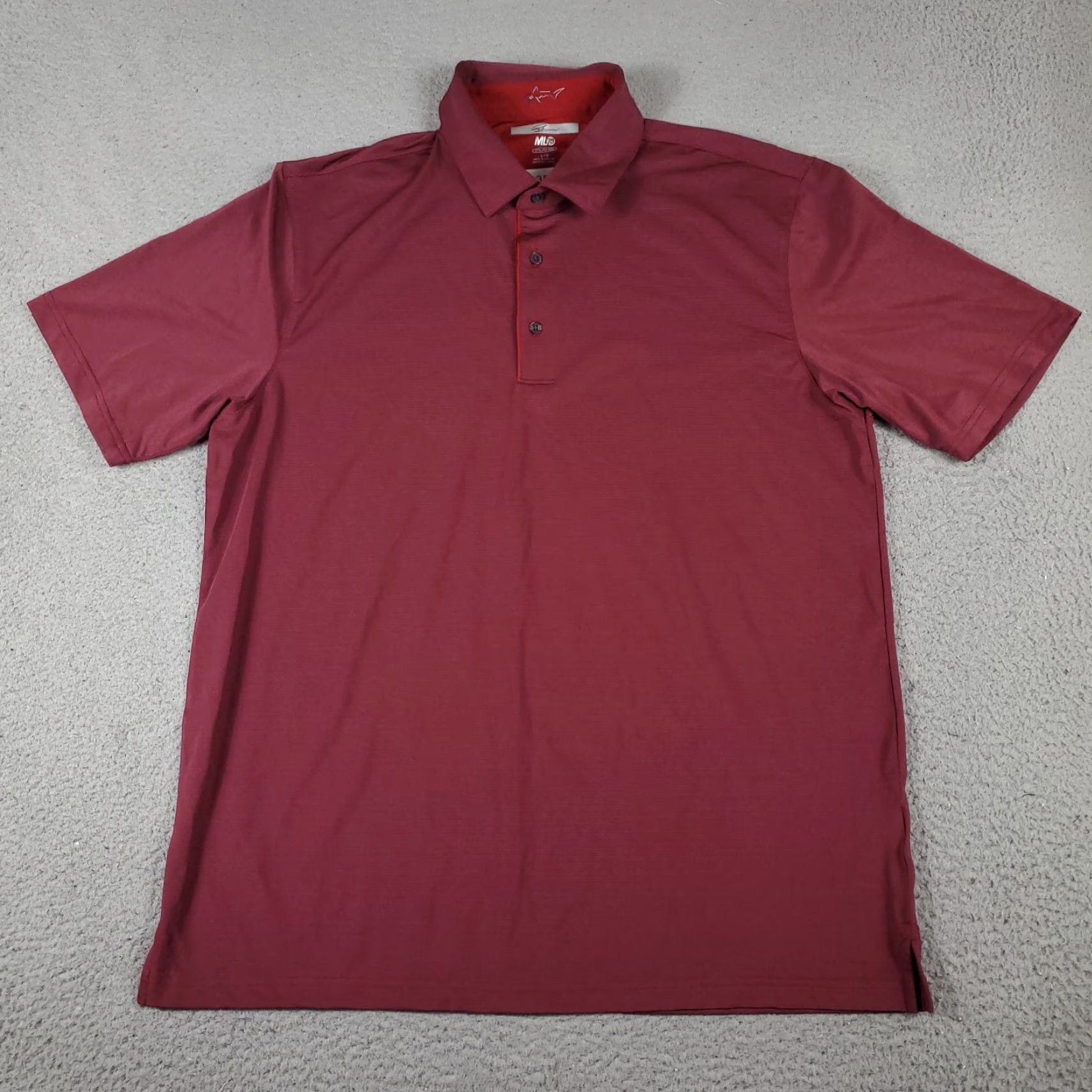 Vintage Greg Norman Polo Shirt Mens L Red Polo Shirt Mens Red Golf Casual Short Sleeve Size US L / EU 52-54 / 3 - 2 Thumbnail
