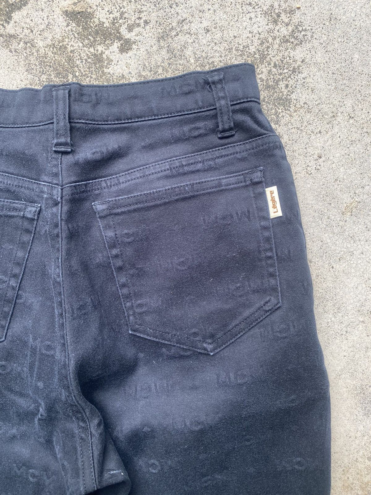 Designer × If Six Was Nine × MCM MCM Monogram Flare Stretchable Casual Pants Size US 26 / EU 42 - 16 Thumbnail
