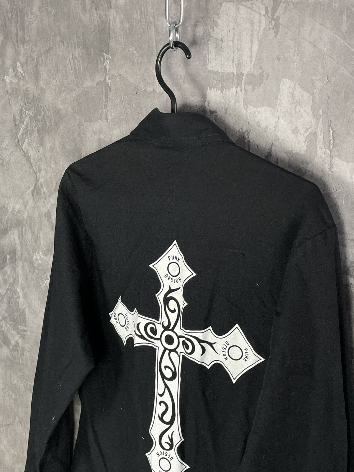 Affliction × JNCO × Vintage Y2K Affliction Style Grunge Cyber Goth Shirt Size US M / EU 48-50 / 2 - 7 Thumbnail