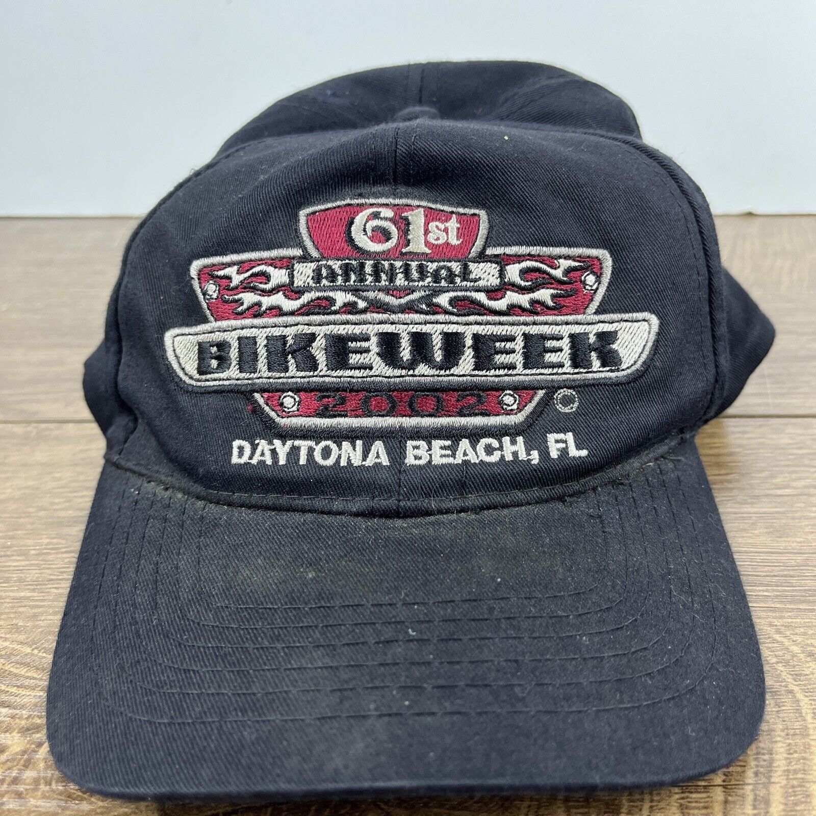 Other 61st Annual Bikeweek Hat Black Hat Snapback Adjustable Dayto Size ONE SIZE - 5 Thumbnail