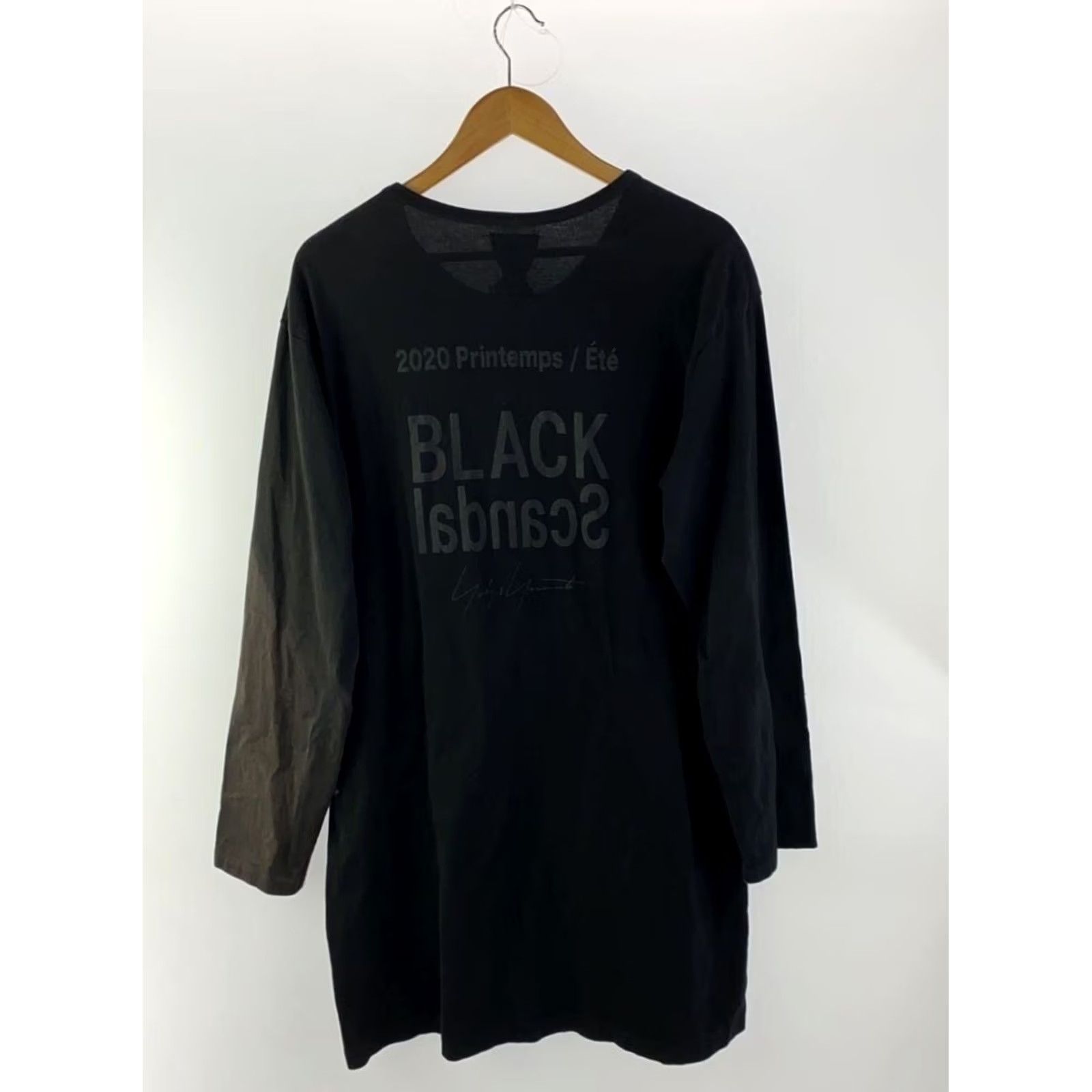 Yohji Yamamoto Yohji Yamamoto Black Long-Sleeved Shirt Men's Size M Cotton Scandal Vintage? Size US M / EU 48-50 / 2 - 2 Thumbnail