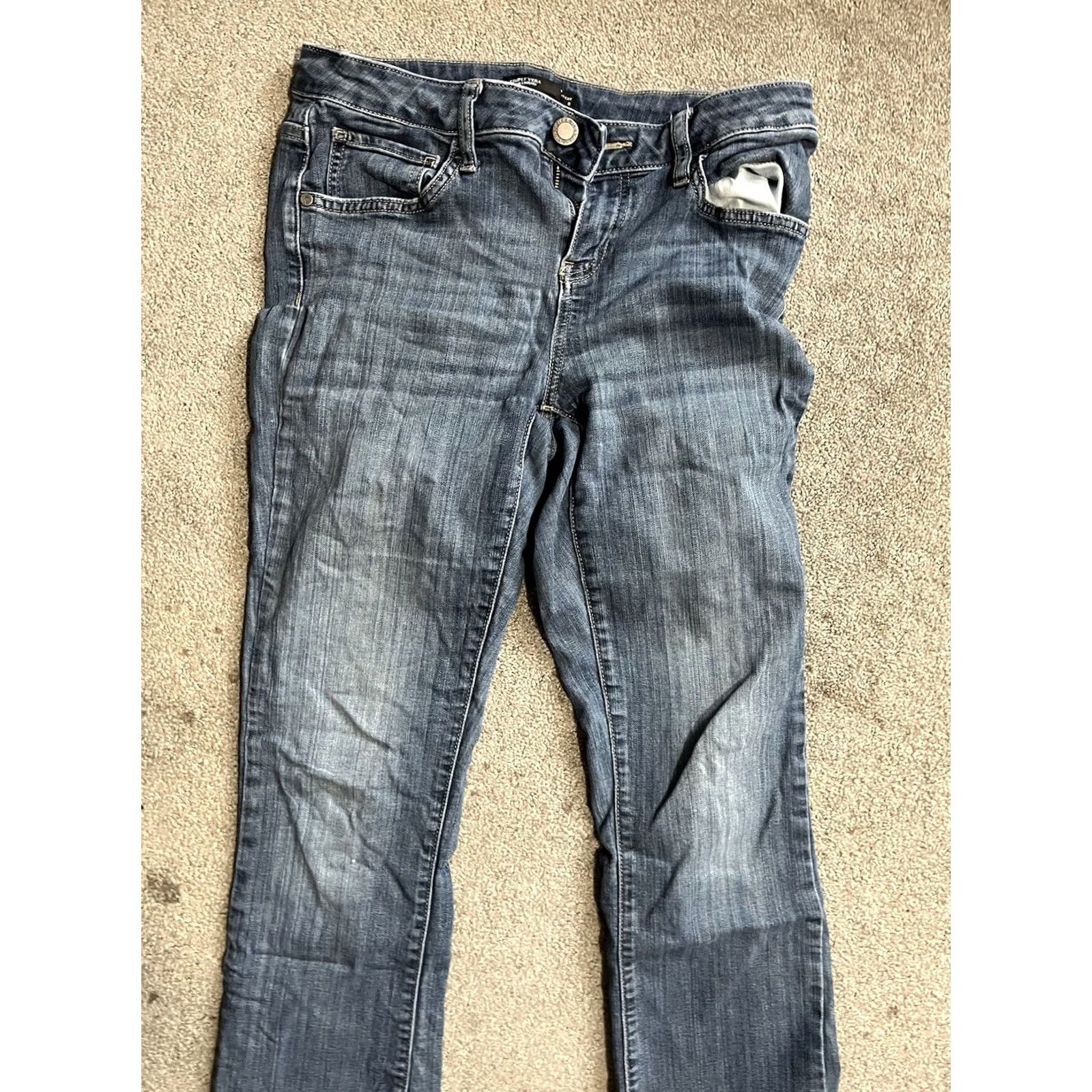 Vintage Simply Vera Vera Wang Jeans Women Bootcut 8 Blue Size 30" / US 8 / IT 44 - 4 Thumbnail