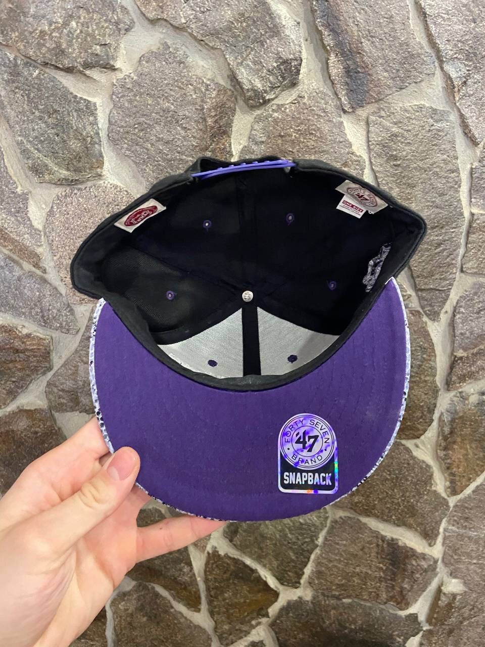NFL × NHL Low Angeles Kings Big Logo 5 Panel Hat Size ONE SIZE - 5 Thumbnail