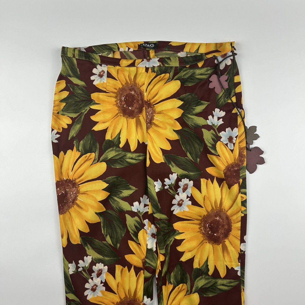 Dolce & Gabbana Dolce & Gabbana Sunflower Pants Size 28" / US 6 / IT 42 - 2 Thumbnail