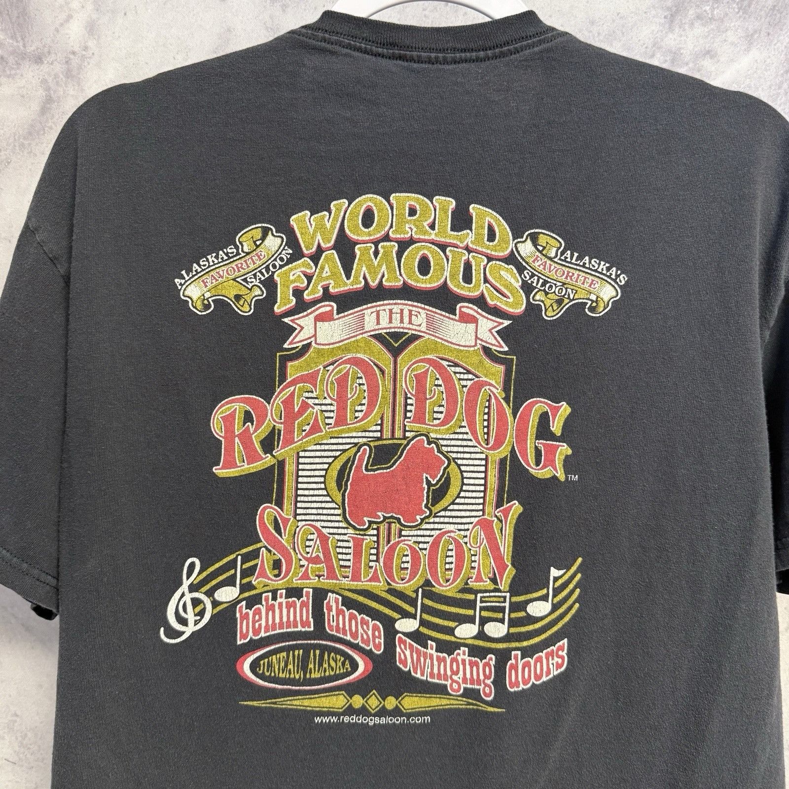 Vintage Vintage Red Dog Saloon T Shirt Mens Large Black Short Sleeve Size US L / EU 52-54 / 3 - 1 Thumbnail