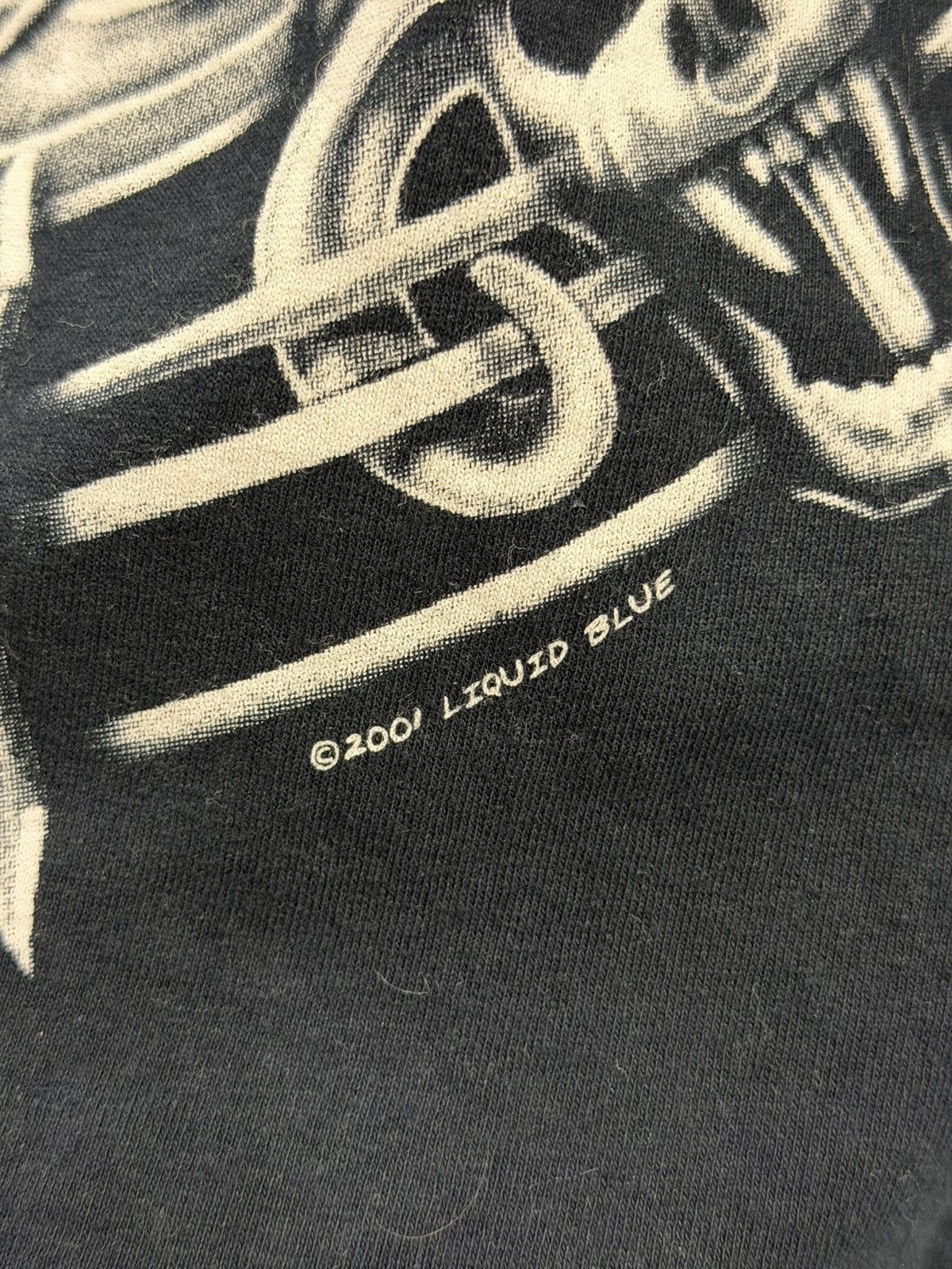 Liquid Blue Vintage Y2K Liquid Blue Over Print Rare Size US XL / EU 56 / 4 - 3 Thumbnail