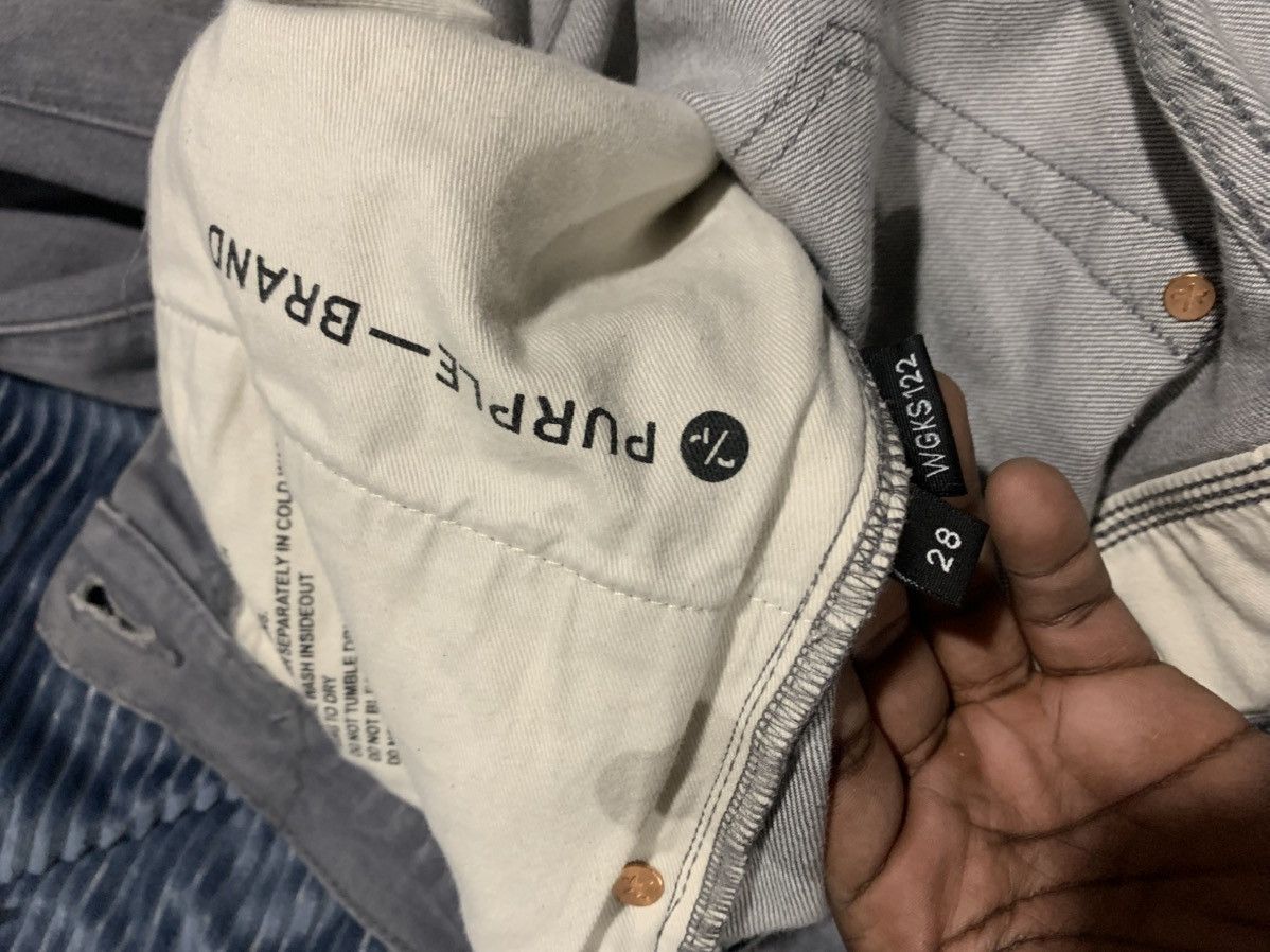 Purple Brand Purple Brand Jeans (Gray+paint splashes) Size US 28 / EU 44 - 2 Thumbnail