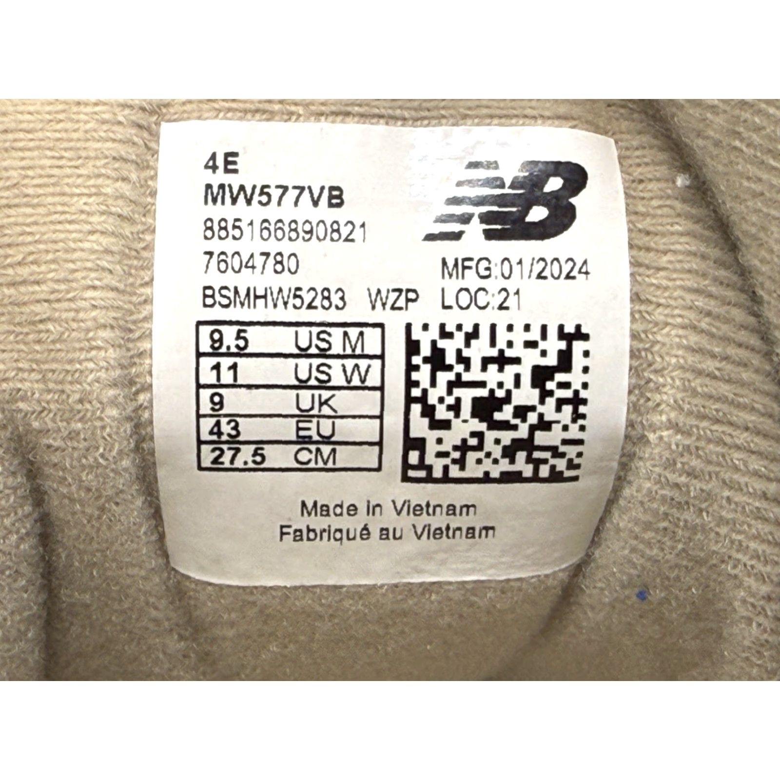 New Balance New Balance Sneaker Adult Men 9.5 Women 11 Tan Walking Stability Leather 4E Extra Wide Mens Womens Size US 9.5 / IT 39.5 - 6 Thumbnail