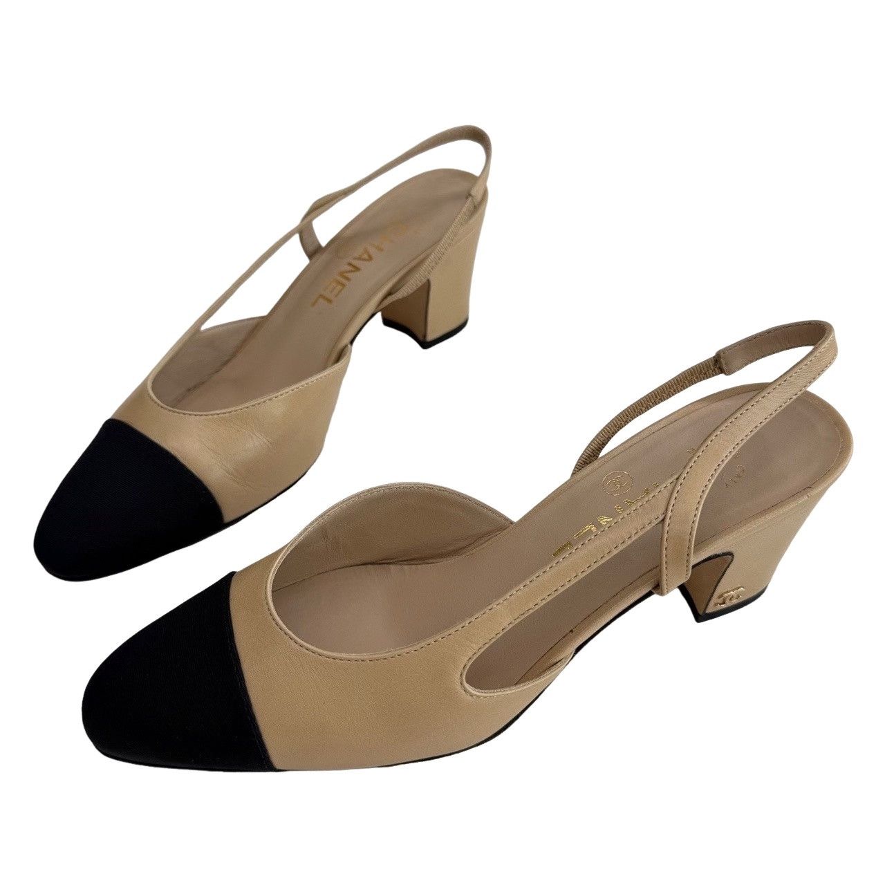 Chanel Chanel Slingback Heels Size 37 Size US 7 / IT 37 - 1 Thumbnail