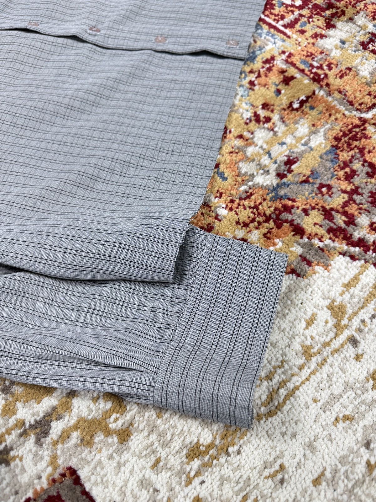Japanese Brand ᶠᵃⁿᶜʸᵍᵘʸBOXY Trashed Shirt Vintage Cropped Button Up 90s 80 Size US M / EU 48-50 / 2 - 2 Thumbnail