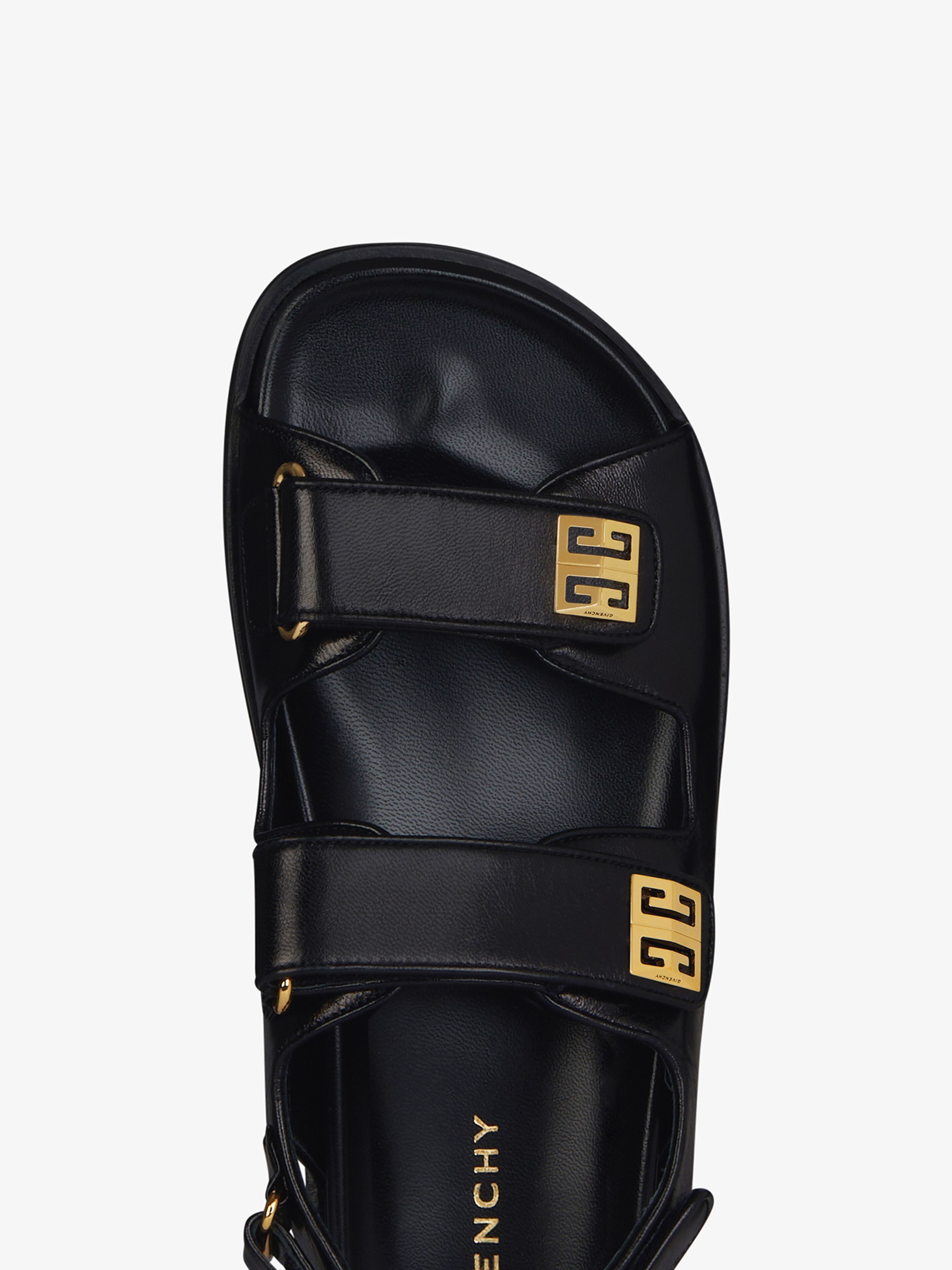 Givenchy o1srvl11e0925 4G Sandals in Black Size US 9 / EU 42 - 5 Thumbnail