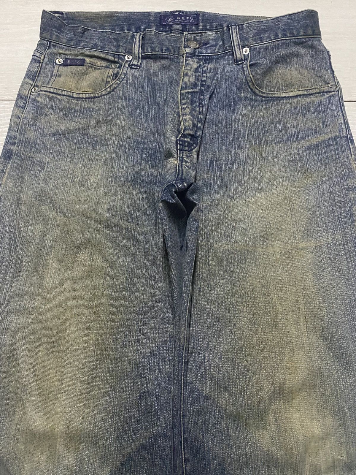 Beverly Hills Polo Club Vintage Beverly Hills Polo Club Mud Wash Loose Jeans Size US 30 / EU 46 - 3 Thumbnail