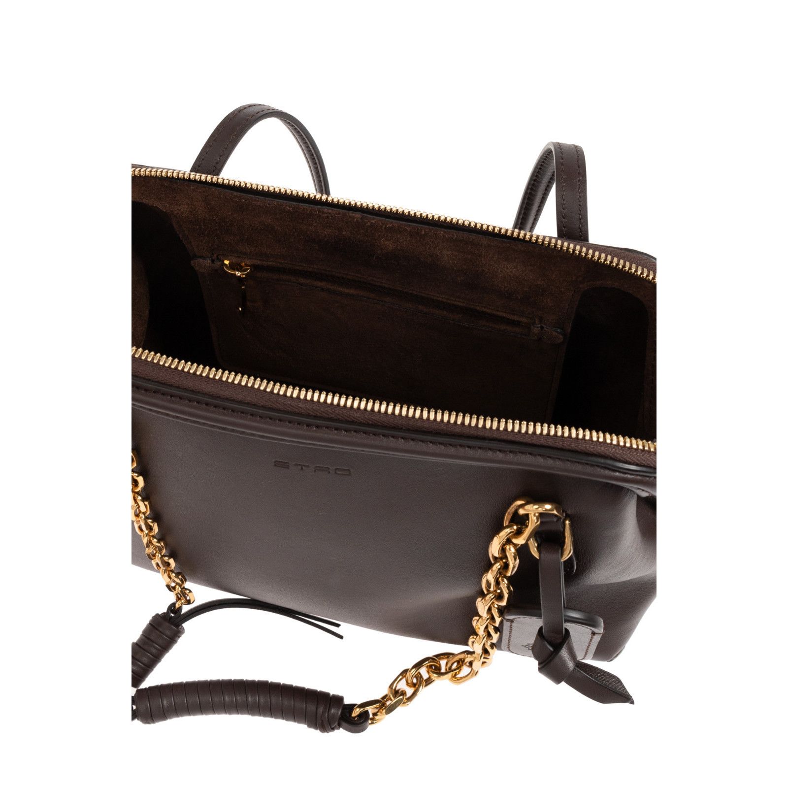 Etro ETRO Brown Leather Shoulder Bag New And Authentic Size ONE SIZE - 4 Thumbnail