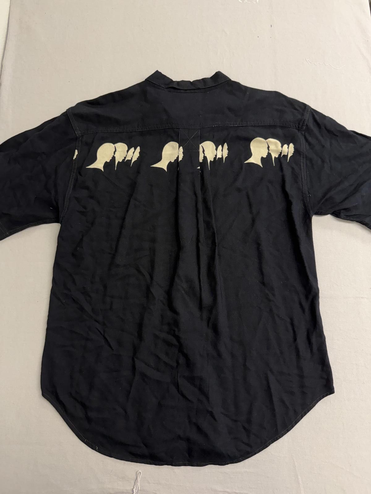 Other Vintage 80s Goouch SS Button Up - Faces in the Shadows - M Size US M / EU 48-50 / 2 - 2 Thumbnail