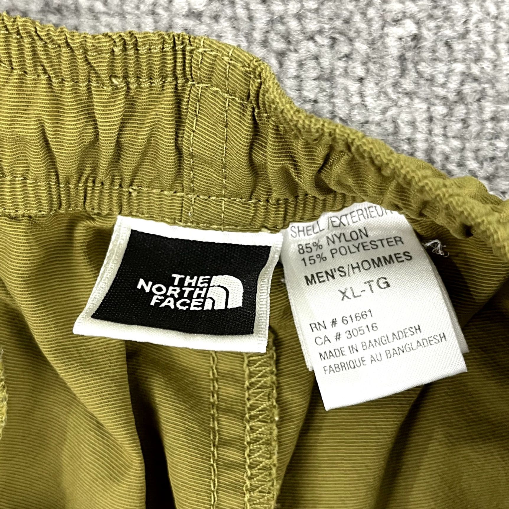 The North Face THE NORTH FACE Shorts Mens XL 7" Hiking Camping Trail Nylon Greenish Brown Size US 36 / EU 52 - 3 Thumbnail
