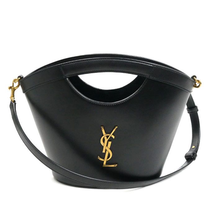 YVES Saint Laurent Paris Celia Smooth Leather 2Way Bag Leather Shoulder Bag 7910690U90W1000 in Black, Women's