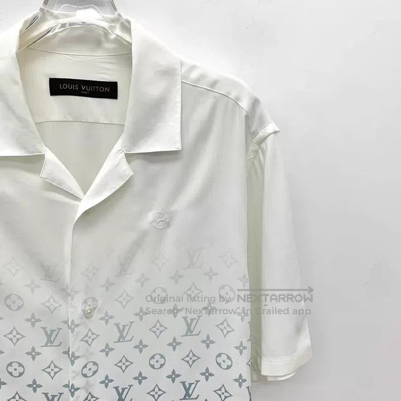 Louis Vuitton Louis Vuitton White logo presbyopic gradient full print la Size US L / EU 52-54 / 3 - 3 Thumbnail
