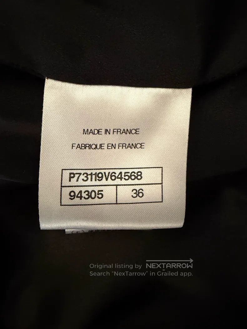 Chanel Chanel 22A autumn and winter black bead embroidery tweed z Size XS / US 0-2 / IT 36-38 - 4 Thumbnail