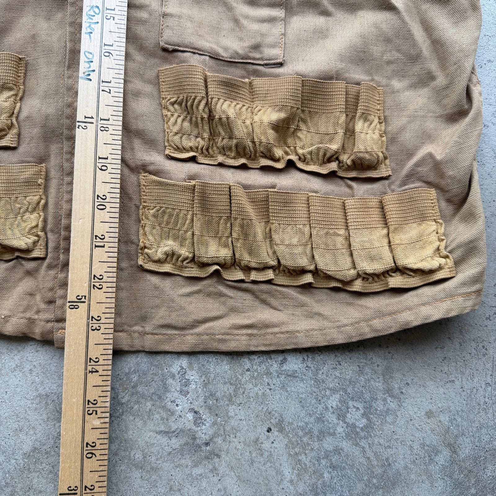 Sears Vtg 70s Sears Active Sportswear Khaki Utility Hunting Vest Size US M / EU 48-50 / 2 - 8 Thumbnail