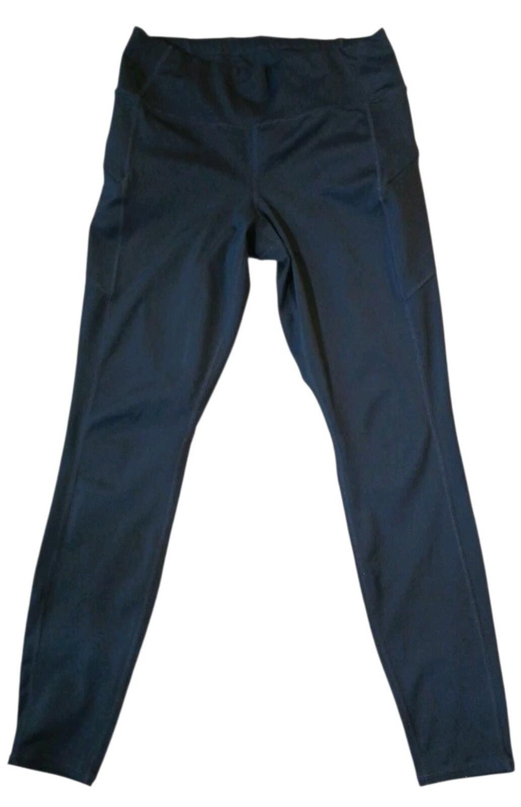 Other Athleta Legging Pants Size M Zip Pockets Black Stretch 28x27 Size 32" / US 10 / IT 46 - 1 Thumbnail