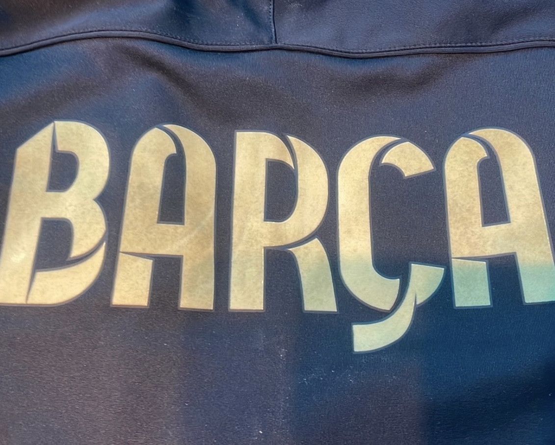 Nike Nike FC Barcelona 2014/15 Black Yellow Track Jacket Size US XL / EU 56 / 4 - 2 Thumbnail