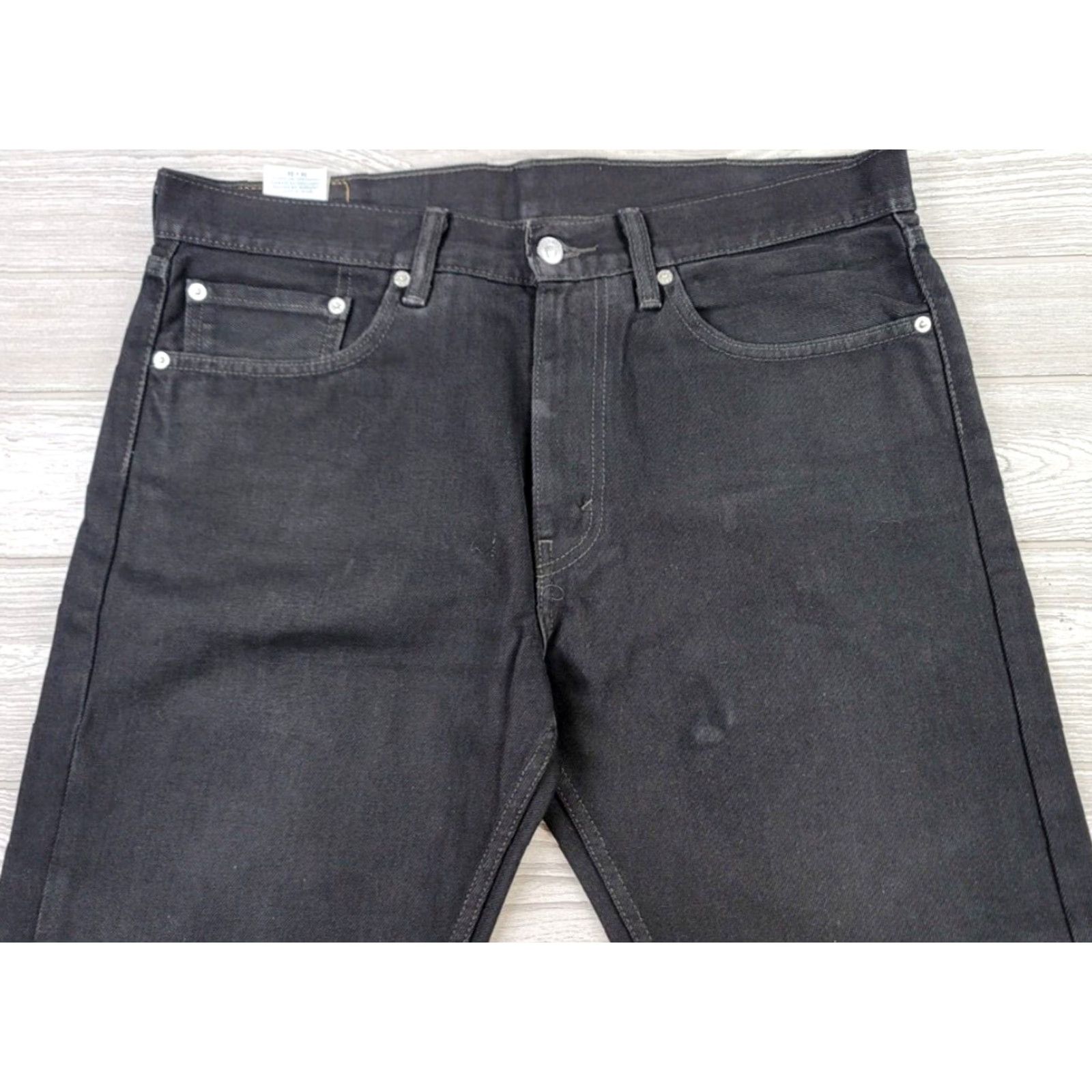 Levi's VINTAGE Levis 505 Straight Leg Jeans Mens 34x34 Black Actual Size 36x34 Size US 34 / EU 50 - 3 Thumbnail