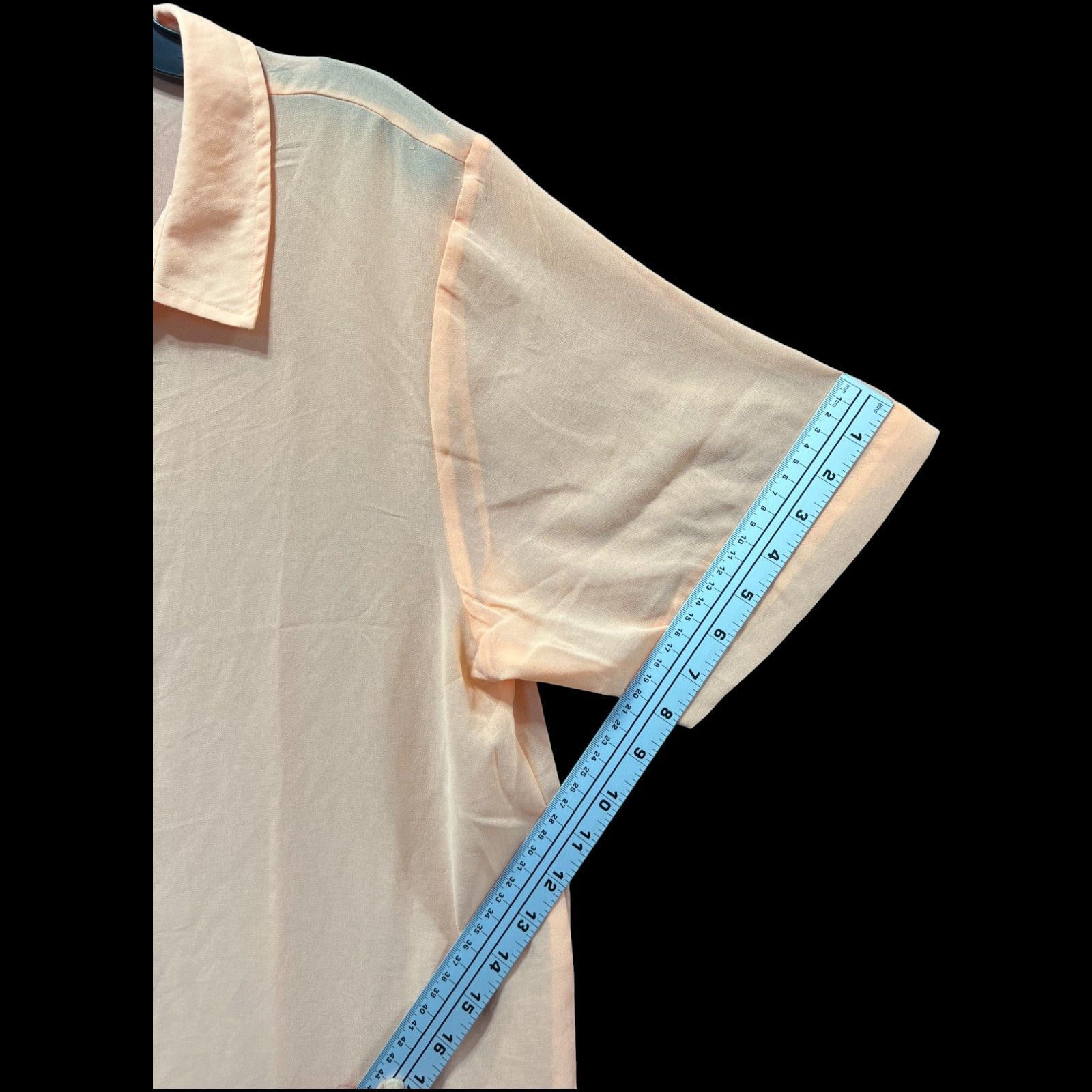 Other Wild Fable - Women's Short Sleeve Oversized Sheer Button -Do Size XL / US 12-14 / IT 48-50 - 8 Thumbnail