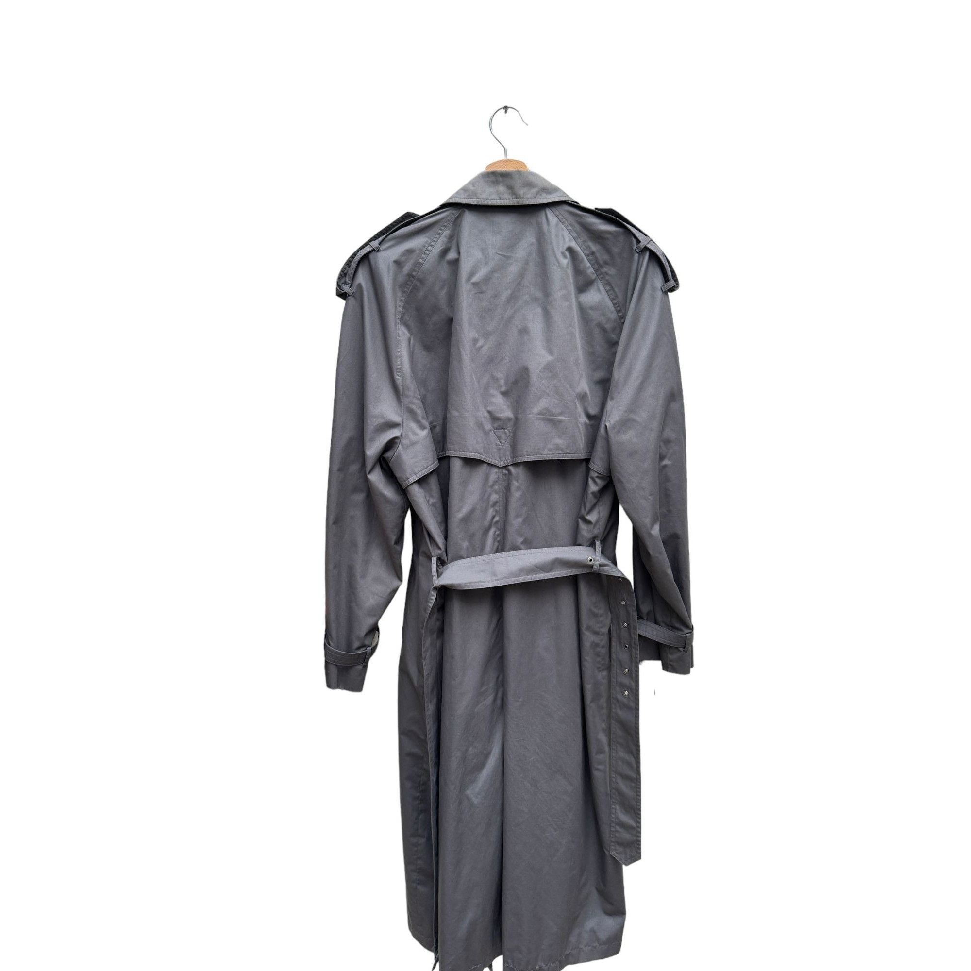 Yves Saint Laurent Vintage Grey Trench Coat Size US M / EU 48-50 / 2 - 6 Thumbnail
