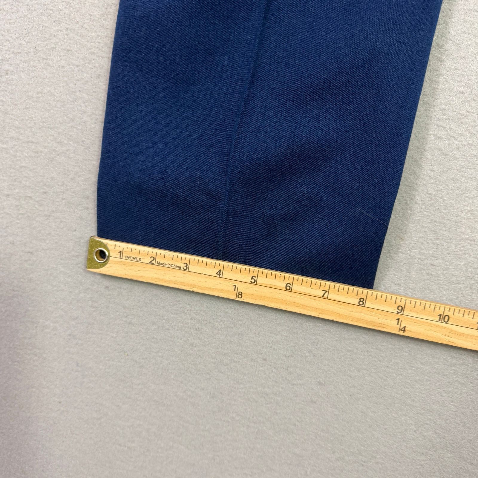 Vintage Vintage USMC Gabardine Wool Trousers 32S (32x30) Blue Red Size US 32 / EU 48 - 10 Thumbnail