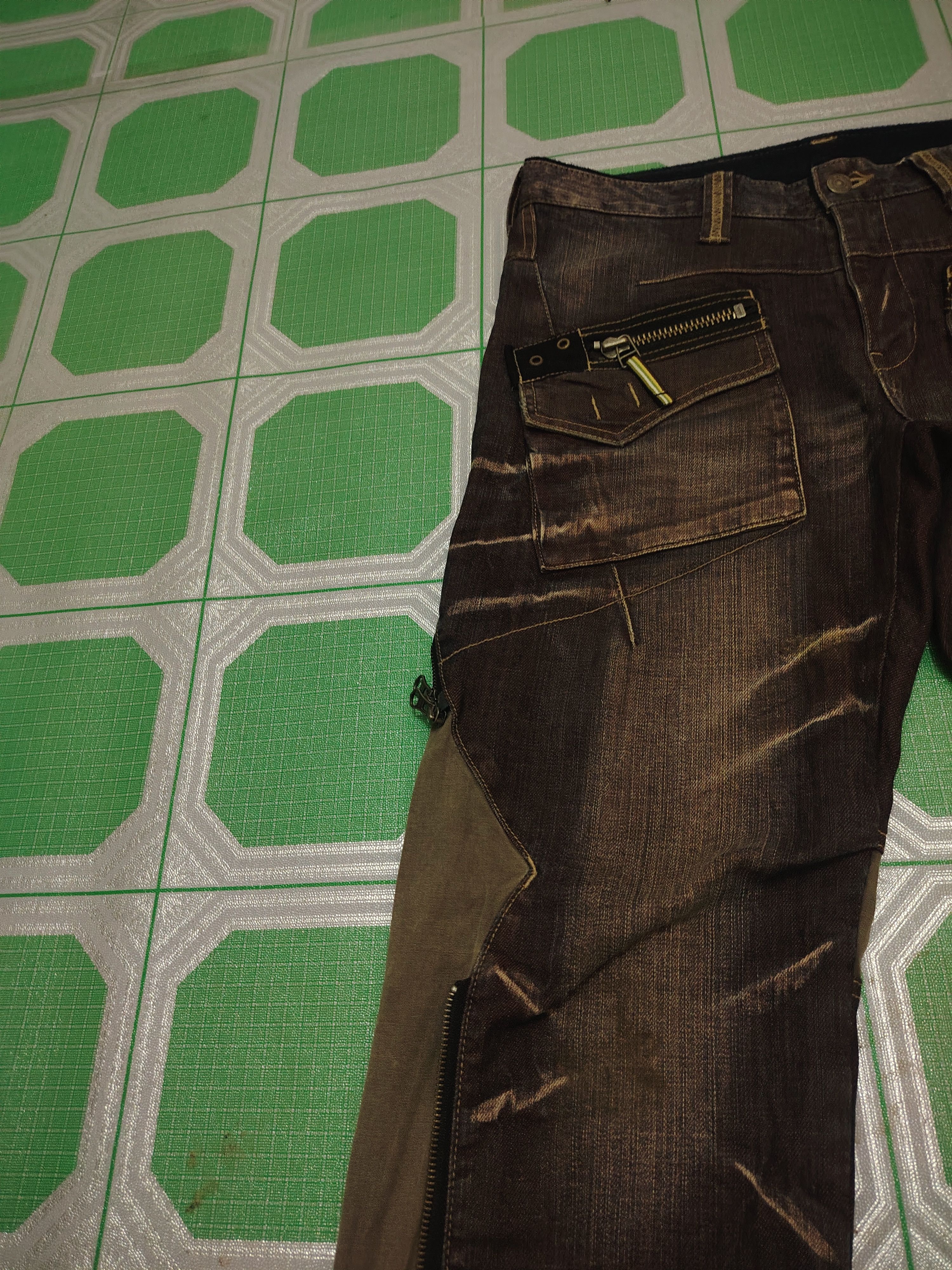 PPFM Japanese PPFM multi zipper bondage tactical jeans Size US 32 / EU 48 - 9 Thumbnail