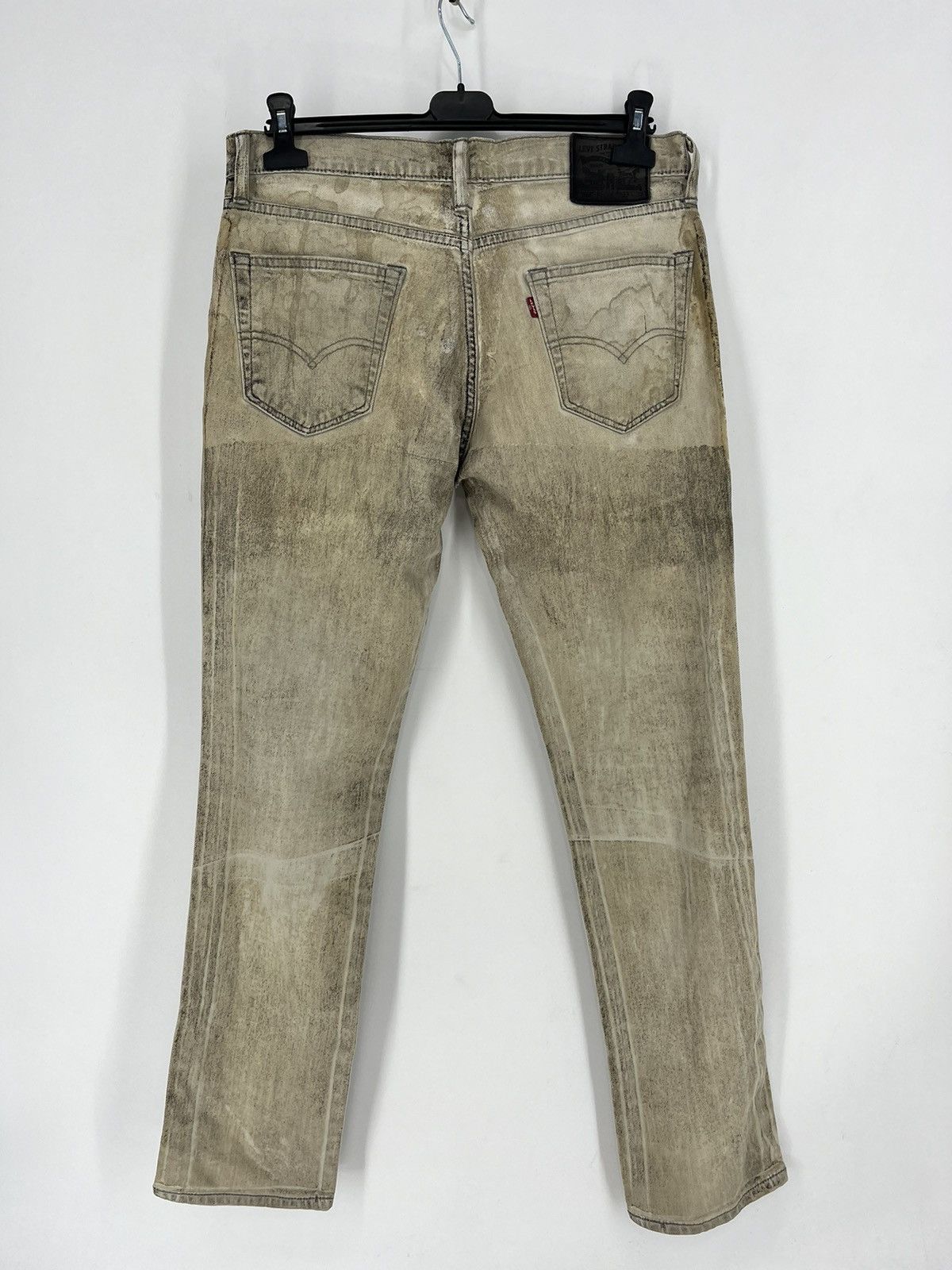 Levi's × Levi's Vintage Clothing Vintage Levis 511 Beige Dirty Jeans Levi's Faded Denim Size US 33 - 13 Thumbnail