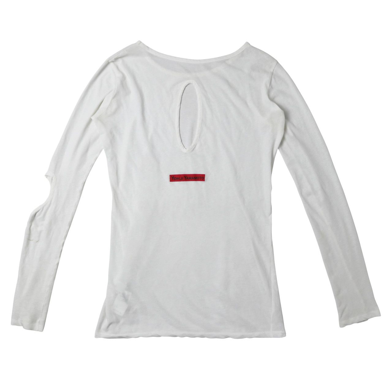 Yohji Yamamoto Rare Yohji Yamamoto Cut Out Semi Sheer Top Size US M / EU 48-50 / 2 - 2 Thumbnail