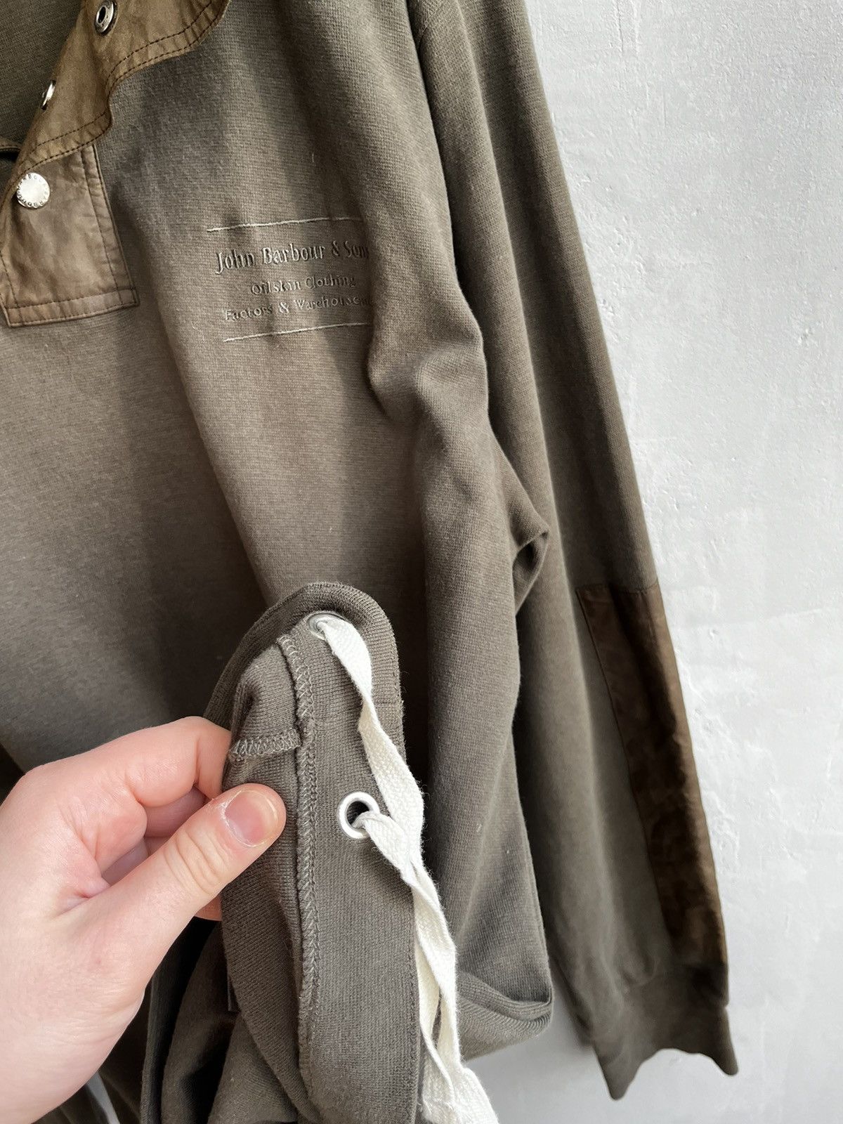 Barbour × Vintage Barbour John Dasbour & Sons hoodie wax vintage Size US XXL / EU 58 / 5 - 11 Thumbnail
