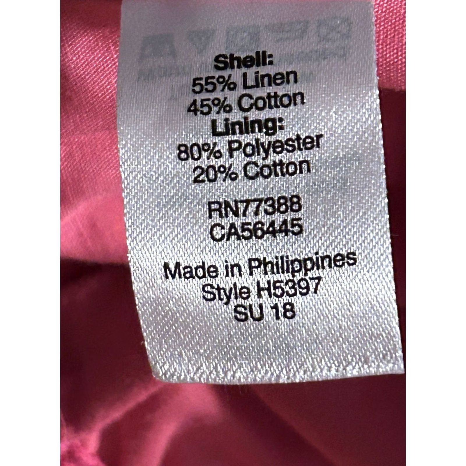J.Crew J.CREW Linen Blend Skirt Women Size 8 Pink Scalloped Trim Elastic Waist Knit Solid Long Vintage: No Size 30" / US 8 / IT 44 - 6 Thumbnail