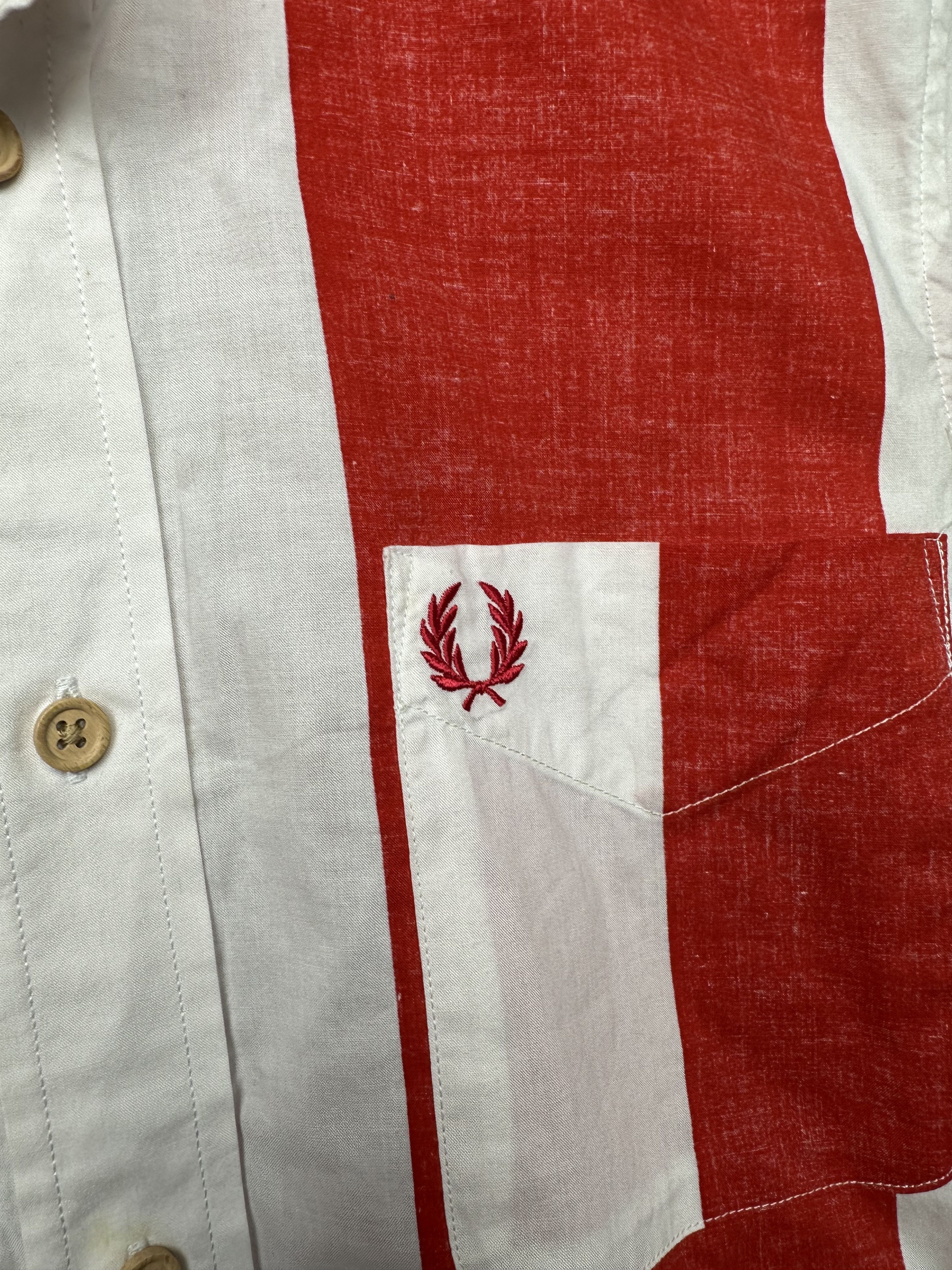 Fred Perry Fred Perry x South Sea Deckchairs Mens Short Sleeve Shirt Size US XS / EU 42 / 0 - 3 Thumbnail