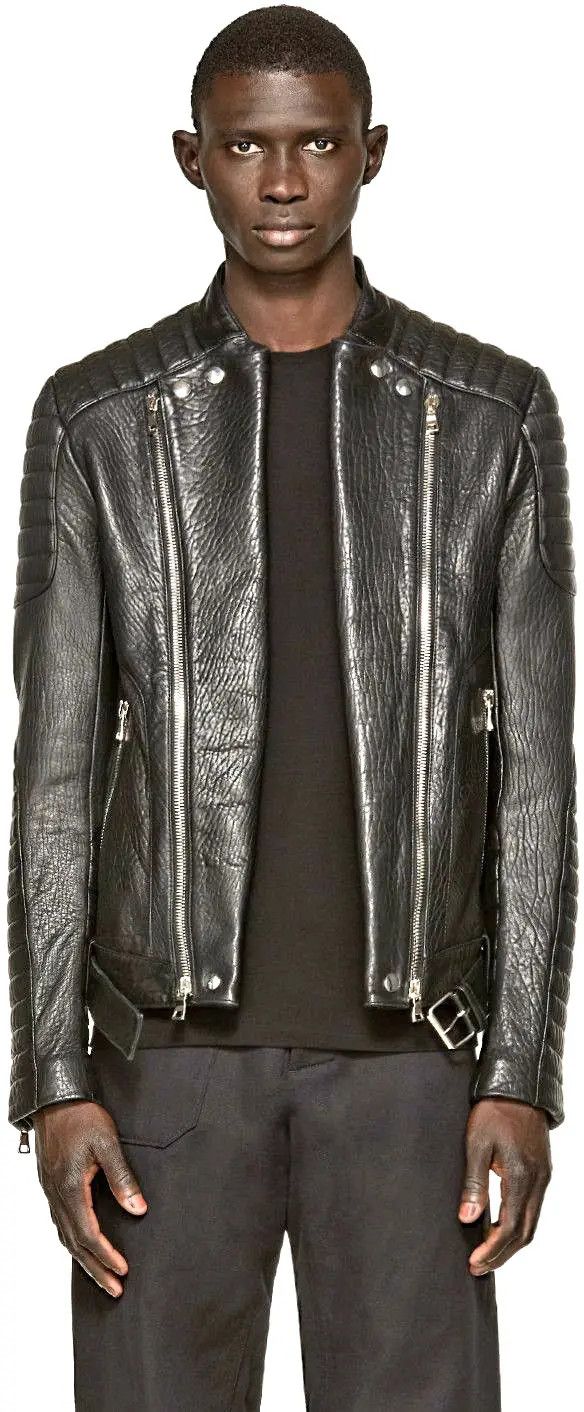 Balmain Brand New Balmain Leather Jacket Size US S / EU 44-46 / 1 - 6 Thumbnail