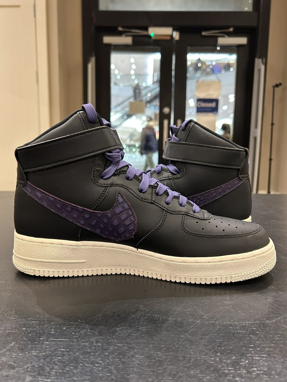 Nike Nike Air Force 1 Hi ‘Purple Croc Skin’ Size US 10 / EU 43 - 4 Thumbnail