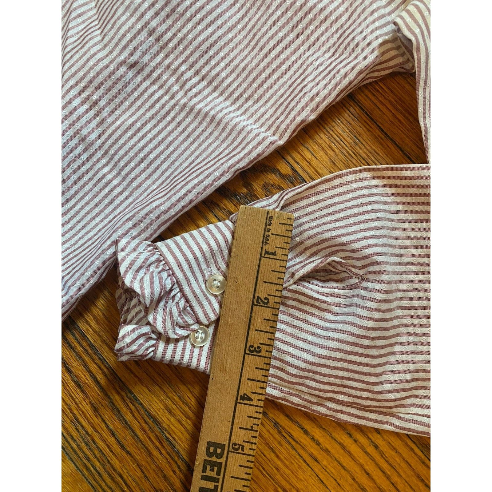 Sears VTG Sears Ruffle Top Women’s Junior 7 Button Shirt Burgundy Size S / US 4 / IT 40 - 8 Thumbnail